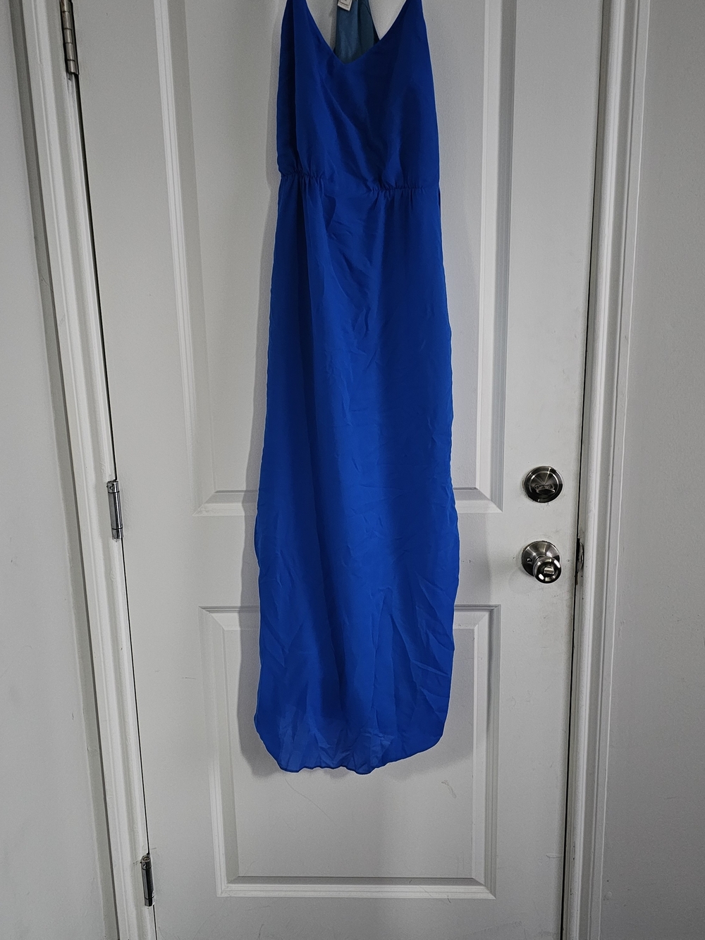 J. Crew Blue V-Neck Dress Sz 6